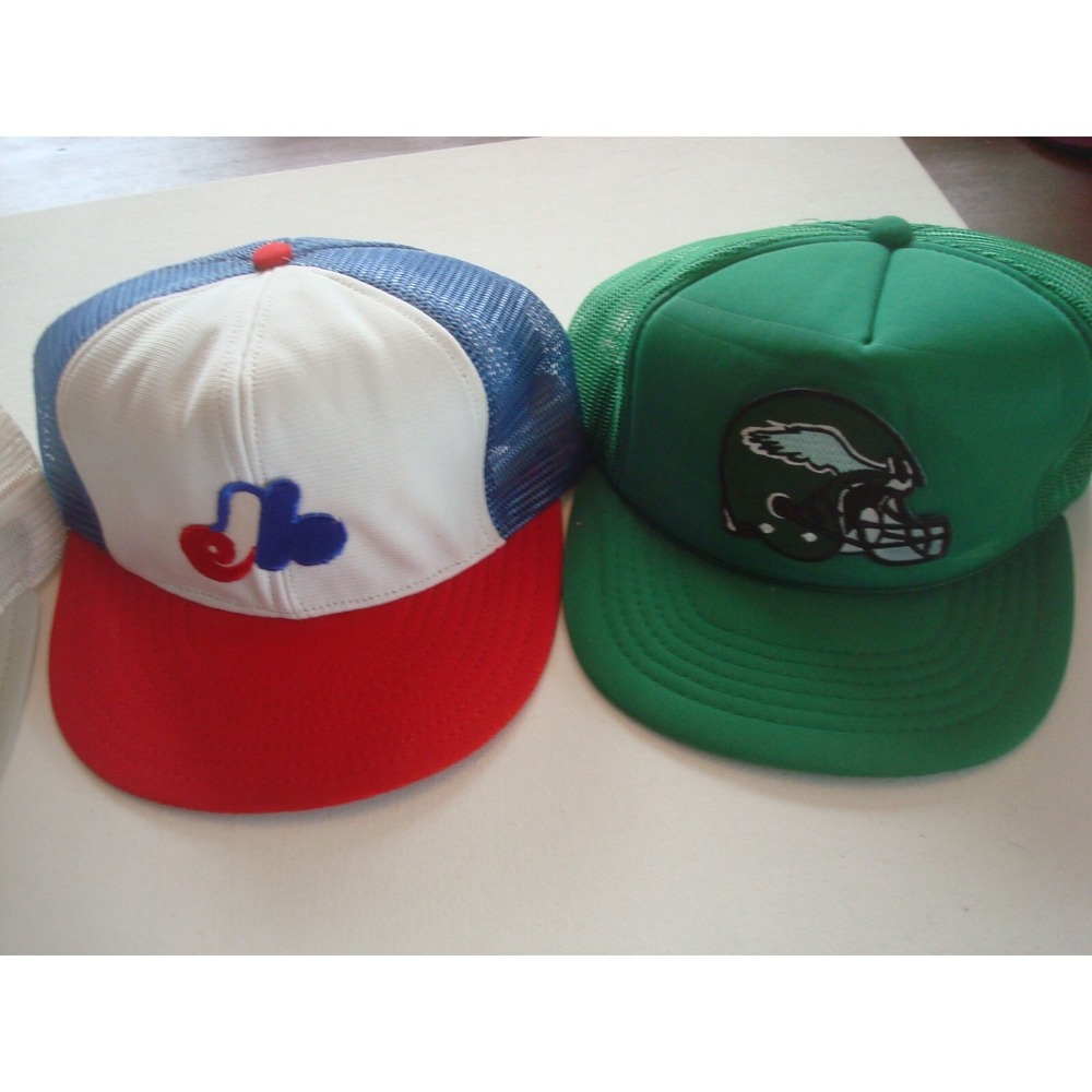 LOT 3PC TRUCKER CELTICS EXPOS 90S SNAPBACK GOLF HAT CAP VINTAGE EE3 - Picture 3 of 7